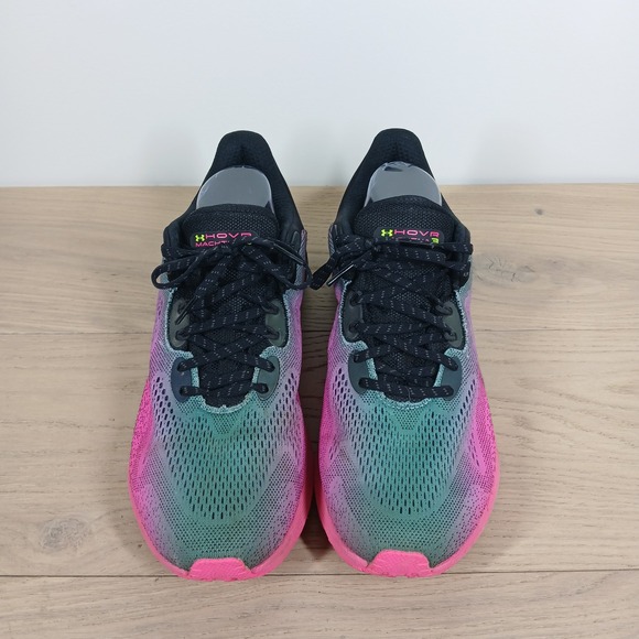 Under Armour HOVR Machina 3 Sneakers Men 11.5 Pink Green Mesh Running Athletic main image 8